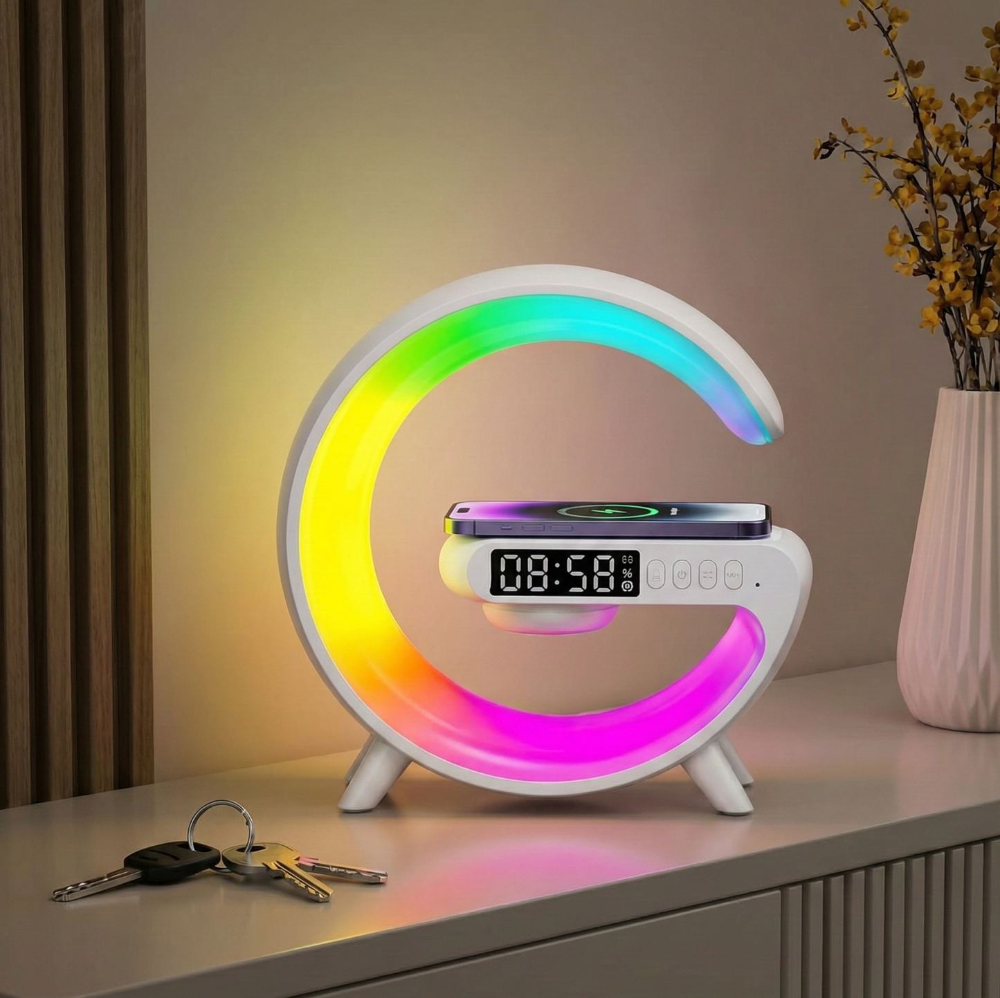 G-Station Pro™ | Atmósfera, sonido y carga en un solo dispositivo