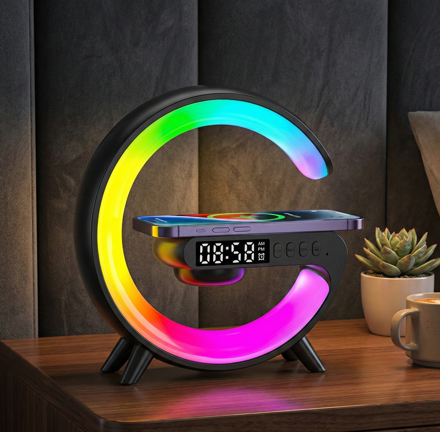 G-Station Pro™ | Atmósfera, sonido y carga en un solo dispositivo