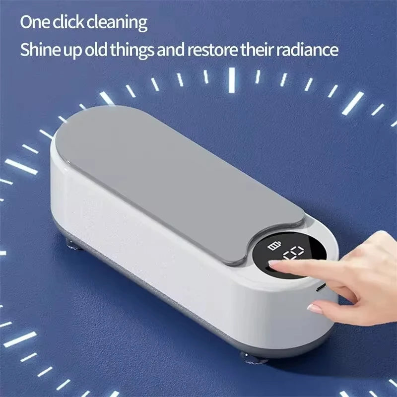 Compact and Versatile Ultrasonic Cleaner - 450ml Clean Pod for Your Home